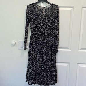 Women’s long sleeve mesh dress - Medium